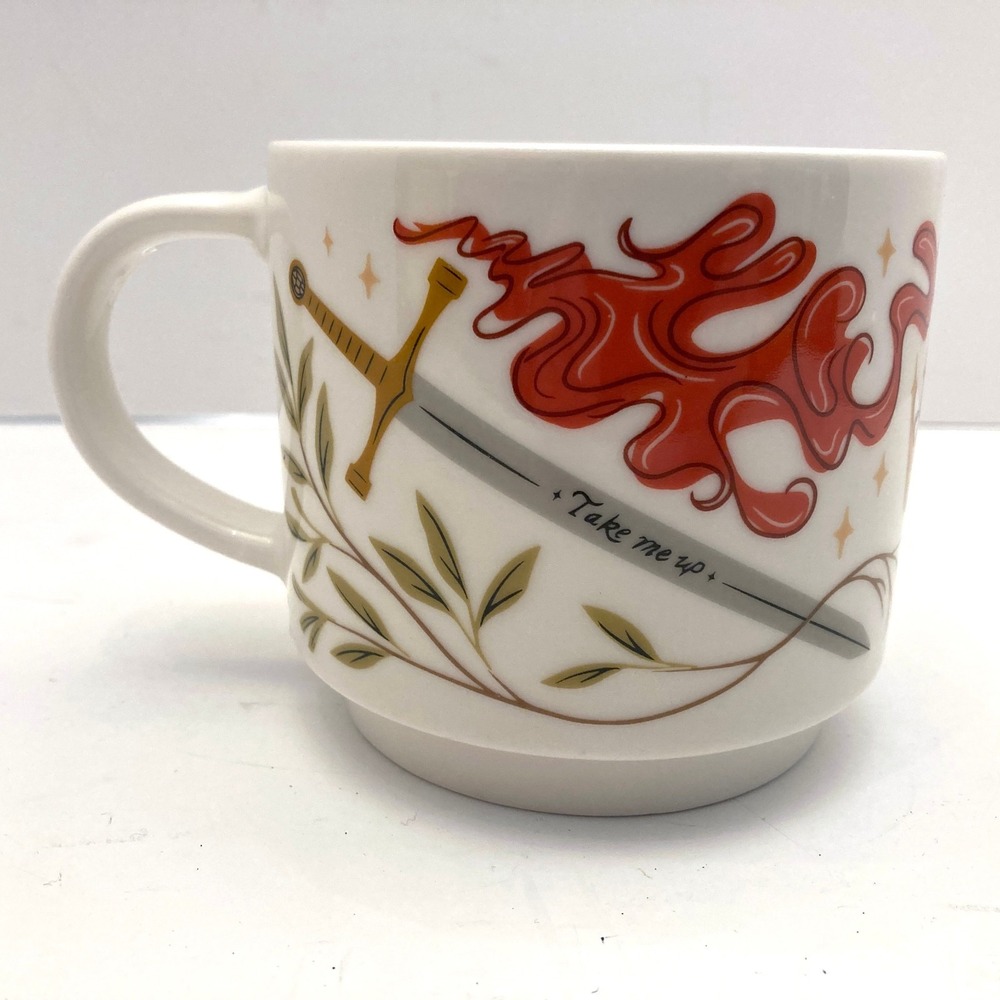 OwlCrate Legendborn Themed Mug The Royalty Drinkware Collection Sword Crown